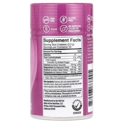 Saltstick, Fastchews®, elektrolity do żucia, mieszane jagody, 50 tabletek do żucia