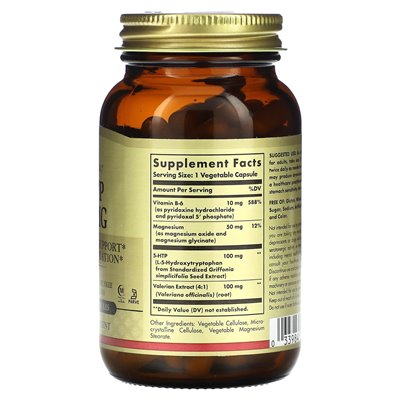 Solgar, 5-HTP, 100 mg, 90 kapsułek warzywnych
