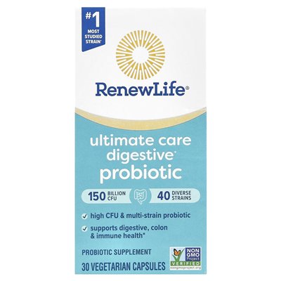 Odnów życie, Probiotyk Ultimate Care Probiotic, 150 miliardów CFU, 30 kapsułek wegetariańskich