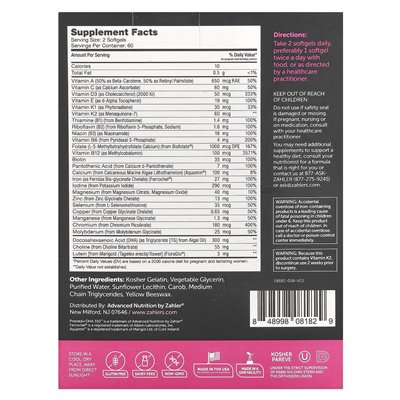 Zahler, Prenatal + DHA 300, 120 Softgels Zahler, Prenatal + DHA 300, 120 Softgels
