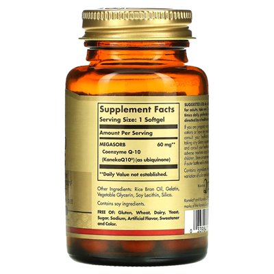 Solgar, Megasorb COQ-10, 60 mg, 120 softgels