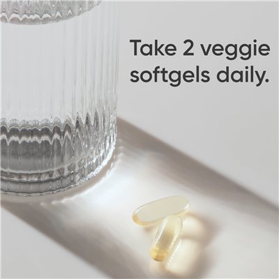Badania sportowe, wegańskie omega-3, 60 wegetariańskich softgels