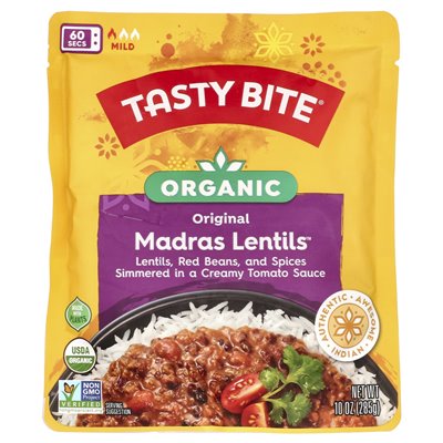 Smaczne ugryzienie, oryginalne oryginalne Madras Lentils ™, Mild, 10 uncji (285 g) Smaczne ugryzienie, oryginalne oryginalne Madras Lentils ™, Mild, 10 uncji (285 g)