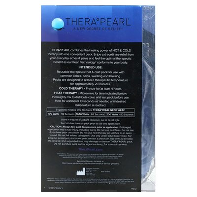 TheraPearl, Color Changing Hot + Cold Reusable Pack, Neck Wrap, 1 Wrap TheraPearl, Color Changing Hot + Cold Reusable Pack, Neck Wrap, 1 Wrap