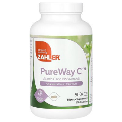 Zahler, Pureway-C, 500 mg, 250 kapsułek
