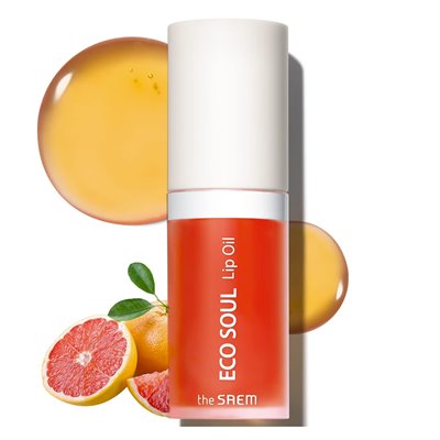 SAEM, Eco Soul Lip Oil, 03 grejpfrut, 0,2 fl oz