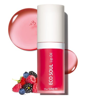 The Saem, Eco Soul Lip Oil, 02 Berry, 0,2 fl oz