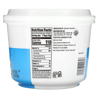 Spectrum Culinary, Organic All-Vegetable Scortening, 24 uncje (680 g)