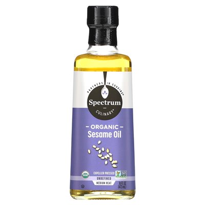 Spectrum Culinary, Bio-Sesamöl, Expeller, 16 Oz (473 ml)