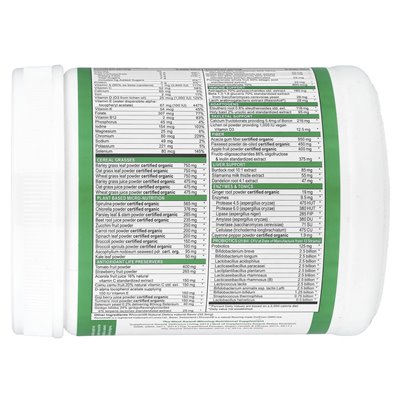 Vibrant Health, Zielona Vibracja +25 Miliardów Probiotyków, Wersja 19.1, 23,83 uncji (675,6 g)