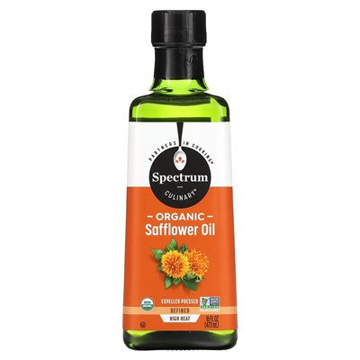 Spectrum Culinary, Organic Safflower Oil, Rafined, 16 Fl Oz (473 ml)