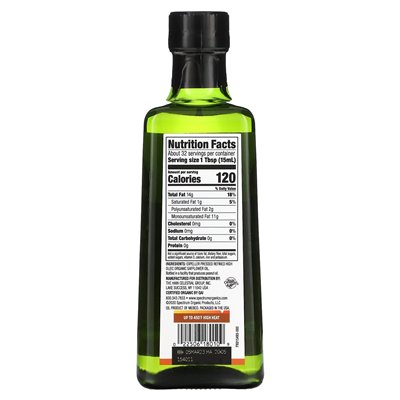 Spectrum Culinary, Organic Safflower Oil, Rafined, 16 Fl Oz (473 ml)
