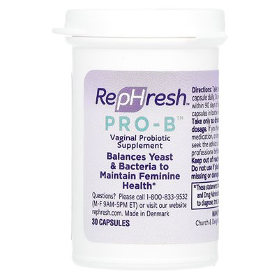 Rephresh, pro-B, suplement probiotyczny pochwy, 30 kapsułek