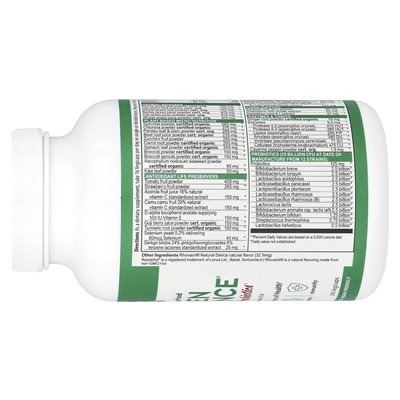 Vibrant Health, Green Vibrance, wersja 19.1, 240 Vegicaps