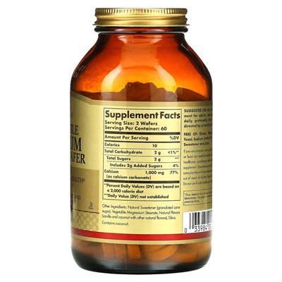 Solgar Kautabletten Calcium 500 mg 120 Waffeln