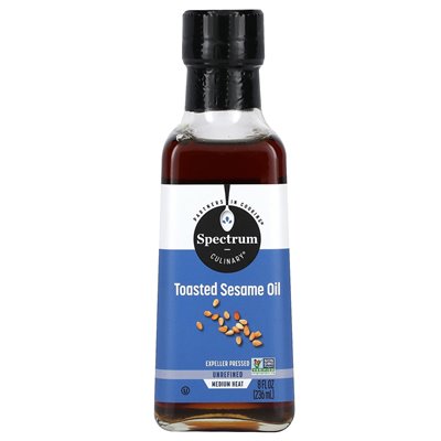 Spectrum Culinary, Toasted Sesame Oil, 8 Fl Oz (236 ml)