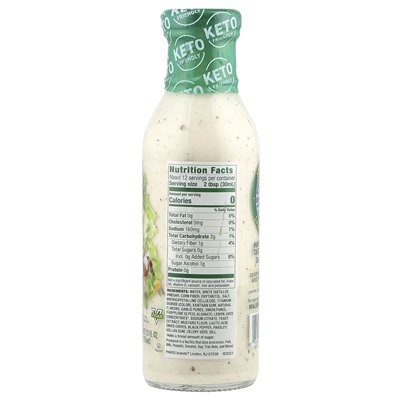 Walden Farms, dressing ranczo, 12 Fl Oz (355 ml)
