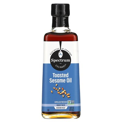 Spectrum Culinary, Toasted Sesame Oil, Unfrefined, 16 Fl Oz (473 ml)