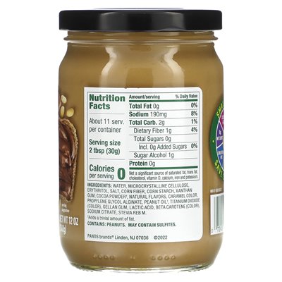 Walden Farms, Schokoladen-Erdnuss-Aufstrich, 12 oz (340 g)