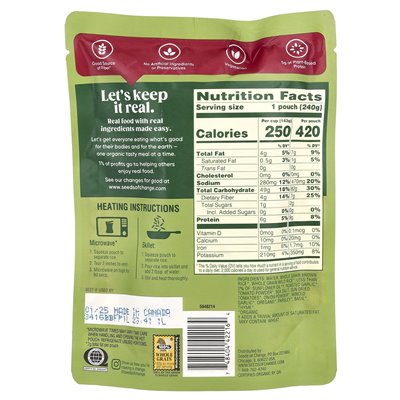 Seeds of Change, Bio-Natur- und Wildreis mit Tomaten und geröstetem Knoblauch, 8,5 oz (240 g)