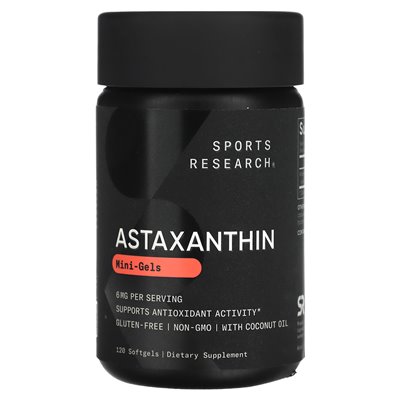 Sports Research, Astaxanthin, Mini-Gels, 6 mg, 120 Softgels