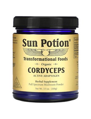 Sun Potion, Cordyceps Powder, Organic, 3.5 oz (100 g)