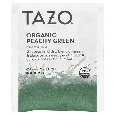 Tazo, Bio-Grüntee, Pfirsichgrün, 20 Teebeutel, 1,4 Unzen (40 G)