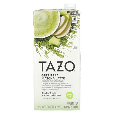 Tazo, Matcha-Grüntee-Latte, Grüntee-Konzentrat, 32 fl oz (946 ml)