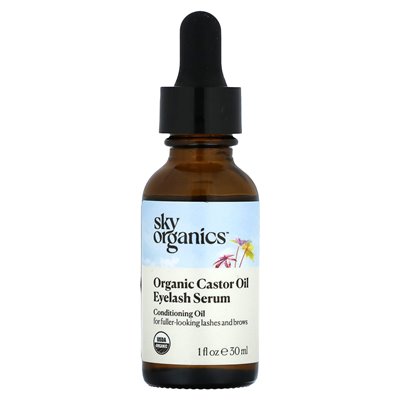 Sky Organics, Organic Castor Oil Eyelash Serum, 1 fl oz (30 ml)