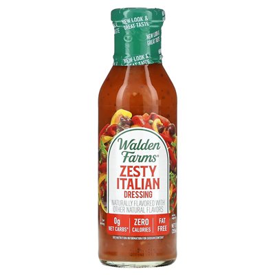 Walden Farms, Zesty Italian Sossing, 12 Fl Oz (355 ml)