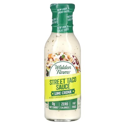 Walden Farms, Street Taco Sos, Lime Crema, 12 Fl Oz (355 ml) Walden Farms, Street Taco Sos, Lime Crema, 12 Fl Oz (355 ml)