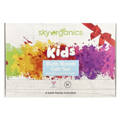 Sky Organics, Kids Bath Bomb Gift zestaw, 6 wanna zbik Sky Organics, Kids Bath Bomb Gift zestaw, 6 wanna zbik