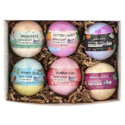 Sky Organics, Kids Bath Bomb Gift zestaw, 6 wanna zbik Sky Organics, Kids Bath Bomb Gift zestaw, 6 wanna zbik