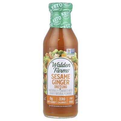 Walden Farms, Sesame Ginger Sossing, 12 Fl Oz (355 ml)