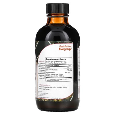 Zahler, Pureberry, alcohol-free liquid Red Raspberry Leaf, 4 Fl Oz (118.3 ml)