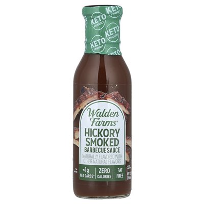 Walden Farms, hickory wędzony sos grillowy, 12 flory (355 ml)