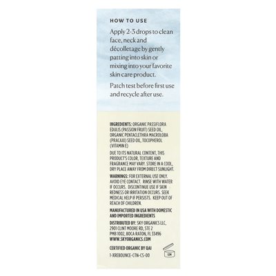 Sky Organics, Organic Rebunce Oil Serum, 1 Fl Oz (30 ml) Sky Organics, Organic Rebunce Oil Serum, 1 Fl Oz (30 ml)