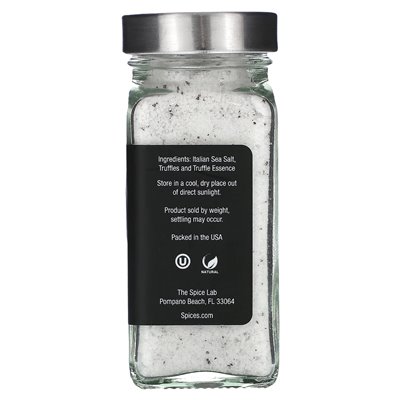The Spice Lab, italienischer schwarzer Trüffel, Meersalz, 4 oz (113 g)