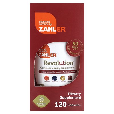 Zahler, Revolution, Complete Urinary Tract Formula, 120 Capsules