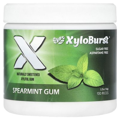 Xyloburst, Xylitol-Kaugummi, Stangen, 100 Stück, 5,29 oz (150 g)