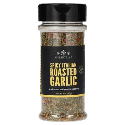 Spice Lab, vielseitiges Mehrzweckgewürz, würziger italienischer Knoblauch, 3 oz (85 g)