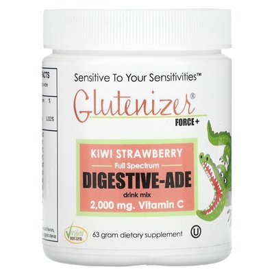 Wystarczający C, Glutenizer Force+, Kiwi Strawberry, 63 g Wystarczający C, Glutenizer Force+, Kiwi Strawberry, 63 g
