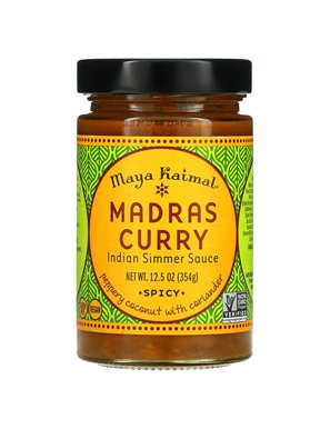 Maya Kaimal, Madras Curry Indian Stew Sauce, Hot, 12.5 oz (354 g) Maya Kaimal, Madras Curry Indian Stew Sauce, Hot, 12.5 oz (354 g)