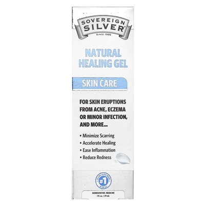 Sovereign Silver, Natural Healing Gel, Skin Care, 1 fl oz (29 ml)