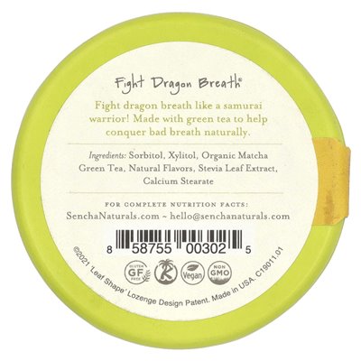 Sencha Naturals, Mints Green Tea, Tropical Mango, 1.2 oz (35 g)