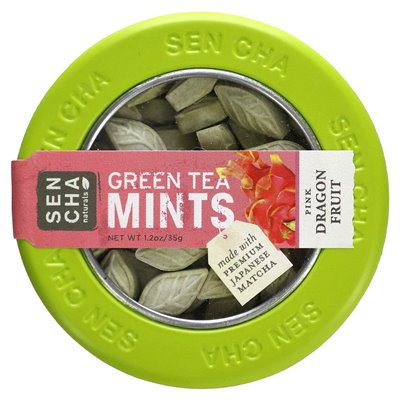 Sencha Naturals, Mints Green Tea, Pink Dragon Fruit, 1,2 uncji (35 g)