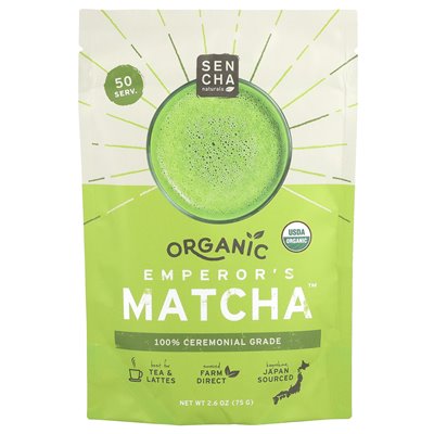 Sencha Naturals, Matcha ™ Organic Emperor, 2,6 uncji (75 g) Sencha Naturals, Matcha ™ Organic Emperor, 2,6 uncji (75 g)