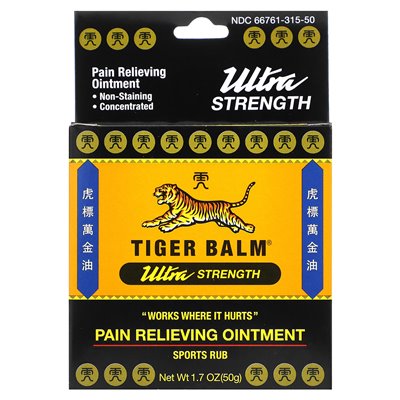 Balsam tygrysa, maść bólu, ultra siła, 1,7 uncji (50 g)