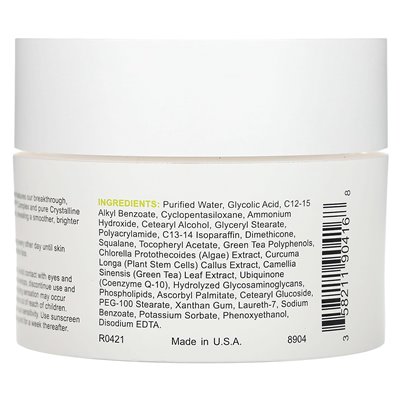 REPLIX, Discoloration, Glycolic Acid 10% Cream, Fragrance Free, 1.7 oz (50 g)