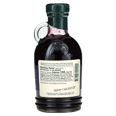 Stonewall Kitchen, Wild Maine Blueberry Syrop, 8,5 Fl Oz (250 ml)